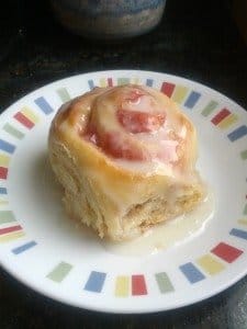 Rhubarb Sweet Roll