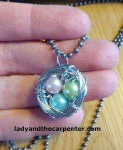 Bird Nest Necklace main