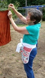 Woman in Waist Apron