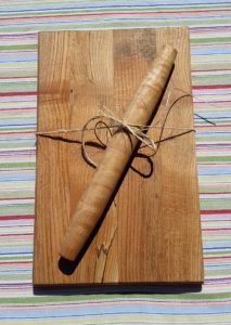 Maple Cutting Board with French Style rolling Pin